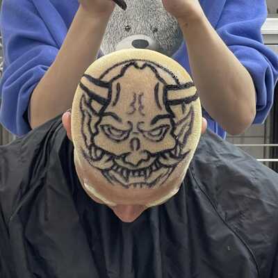 波のHair Tattoo