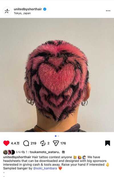 腕のタトゥー